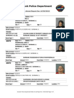 Public Arrest Report For 29may2015