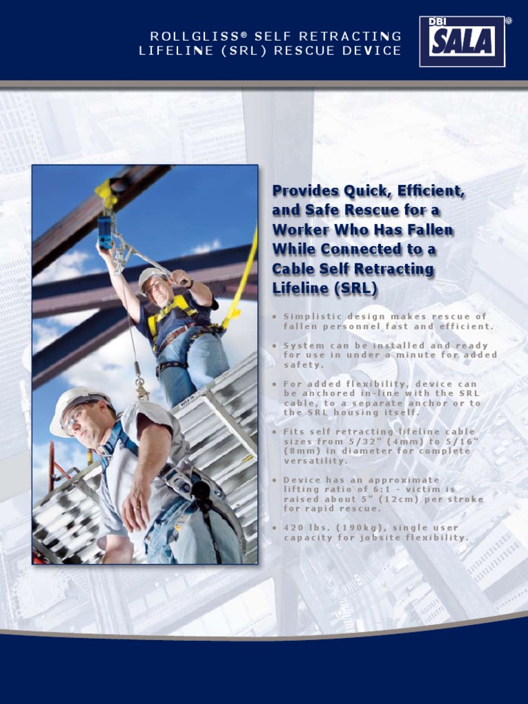 RollglissSRLRescueDevice BRO en | PDF | Anchor | Cable