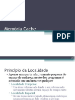 Principio da localidade e memoria cache