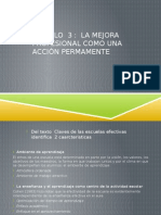 La Mejora Profesional Como Acción Continua. M 2