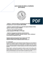 Protocolo para Manejo de Datos y Resultados PDF