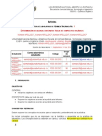 Determinación constantes orgánicas