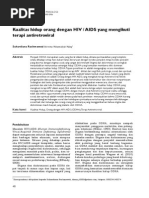 Download Kualitas Hidup Orang Dengan HIV AIDS Yang Mengikuti Terapi Antiretroviral by Ramadhien Jufran SN267065656 doc pdf