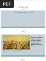 La Mujer historia de los derechos