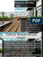 Sanitasi Stasiun Kereta API