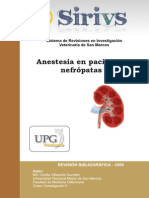 Anestesia em Pacientes Nefropatas