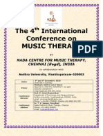 4th International conference on Music Therapy