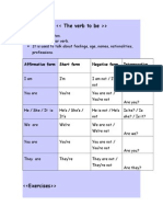 Affirmative Form Short Form Negative Form Interrogative Form