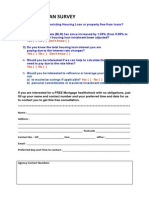 11. Home Loan Survey Form