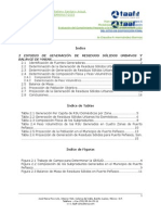 Modulo II Estudio Generacion RSU Balance Masa