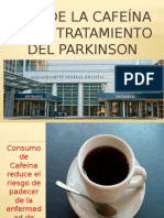 Usos de la Cafeina en el tratamiento del parkinson