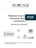 Repensar Las Practicas Educativas Desde La Convivencia. Aportes Para La Discusion.