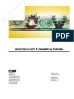 ANSYS Autodyn Users Subroutines Tutorial.pdf