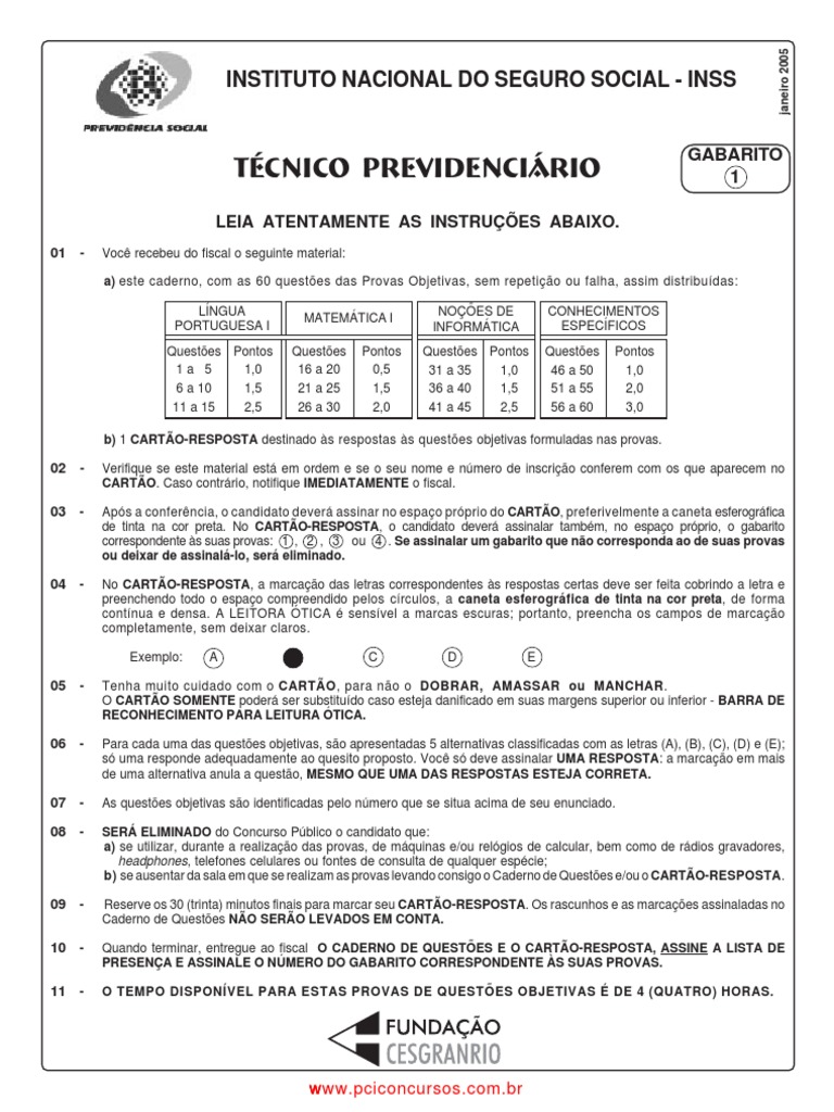 Quantas Questões Tem Que Acertar No Concurso Do Inss