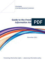 Guide Freedom of Information Act 1982