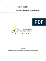 Start Early! Things To Do in Advance Handbook (05292015)
