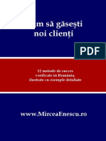 Mircea Enescu - Cum Sa Gasesti Noi Clienti - 2013