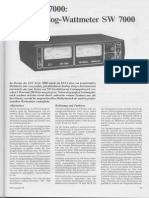 Elv Sw-7000 Stereo Analog Wattmeter