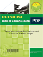 Cover Prosiding Seminar Nasional Matematika VI UNNES