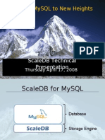 Scaling with MySQL using Materialized Views and a Shared Everything architecture Presentation