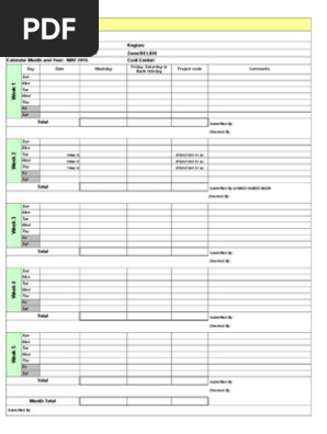 Timesheet
