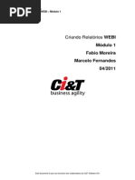 Criando Relatórios WEBI