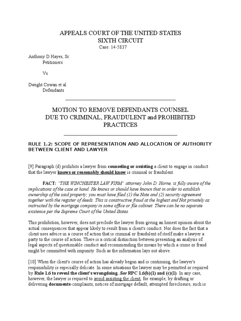 Complaint Letter Against An Attorney | PDF | Lawyer | Fraud