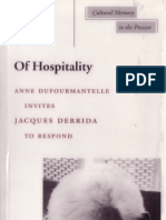 Derrida - Of Hospitality