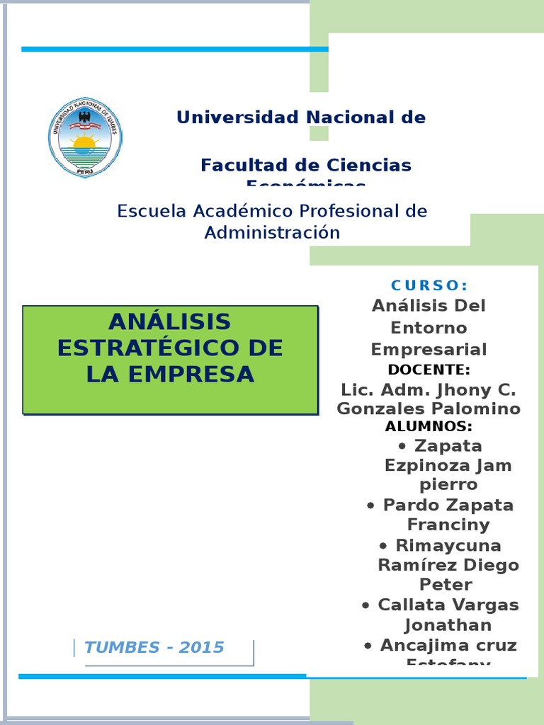 Análisis Estratégico Empresarial 2023 | PDF | Análisis FODA | Business