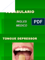 Vocabulario Inglés Medico