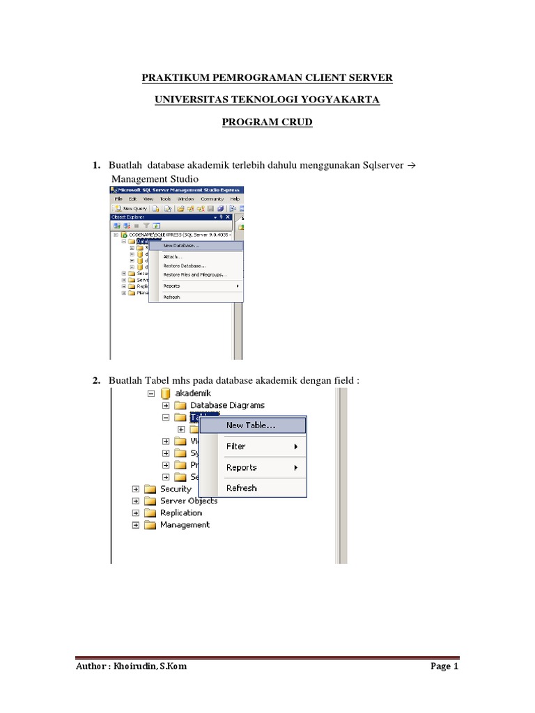 CRUD Delphi untuk Database Akademik | PDF | Metode & Bahan Ajar | Komputer