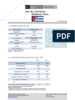 Reporte de Comercio Bilateral Perú-Cuba: III Trim-2014