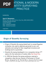 Download 1 Traditional  Modern Quantity Surveying Practice - R0 by danudmw SN267139758 doc pdf