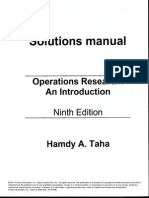 Solution Manual Operational Research 9 Ed