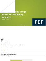 The Alcohol and Drugs Abuse in Hospitality Industry: Tuesday, February 17, 2015