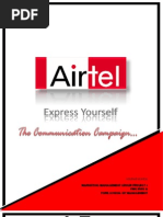 Download Airtel Marketing Campaign by Gourab Kundu SN26714529 doc pdf