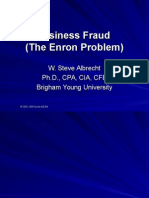 Business Fraud (The Enron Problem)