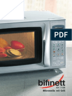 Bifinett KH 1108 Microwave Oven With Grill User Guide