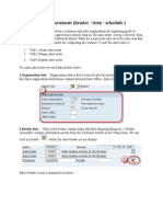 All About Sales Document (Header / Item / Schedule)