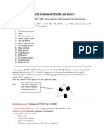 Required Assignment (Machine and Power)