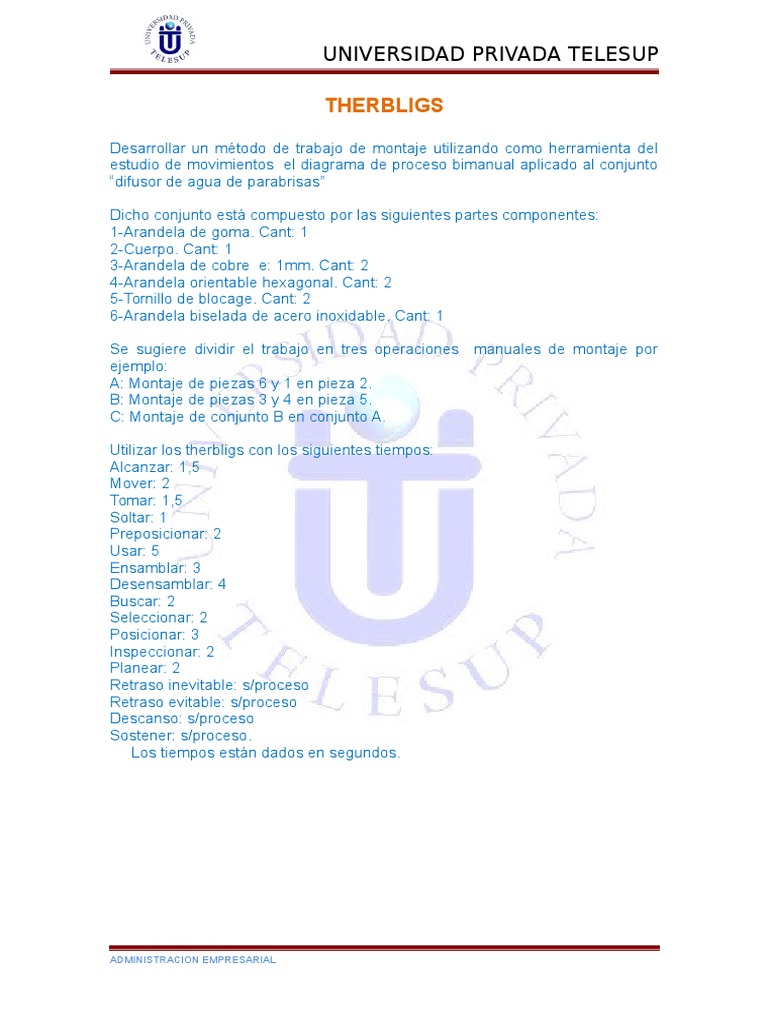 Therbligs | PDF