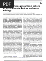 Download Epigenetic Trans Generational Actions of Environmental Factors in Disease Etiology by Joo Soares SN26715701 doc pdf