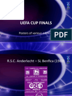Uefa Cup Finals: Posters of Various Editions