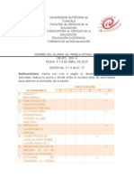 Formato de Autoevaluacion Sesion 3 y 4 de 8 3°