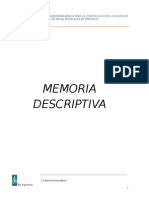 Memoria Descriptiva VERACRUZ 2500 Hab