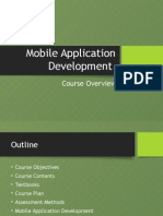 Mobile Application Development: Course Overview