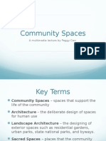 Community Spaces: A Multimedia Lecture by Peggy Carr