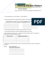 Making Disciple-Makers: Worksheet