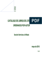 Catalogo Libros