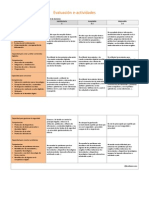 Evaluación e Actividades